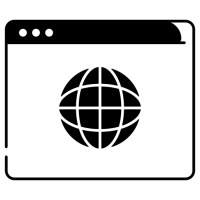 Pictogramme d'une page web Pictogramme d'une page web